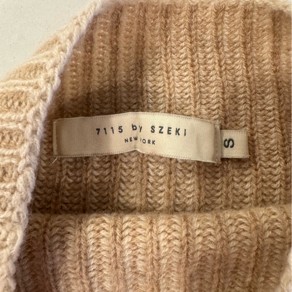 7115 by Szeki size small tan sweater - Picture 4 of 4